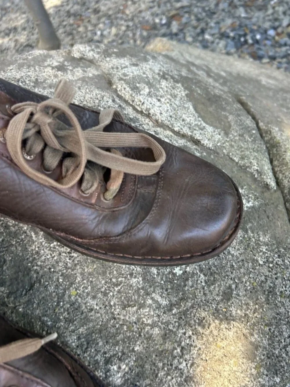 Ugg Brand Men's Brown Nubuck Leather Lace Up Casual Shoes Size 12